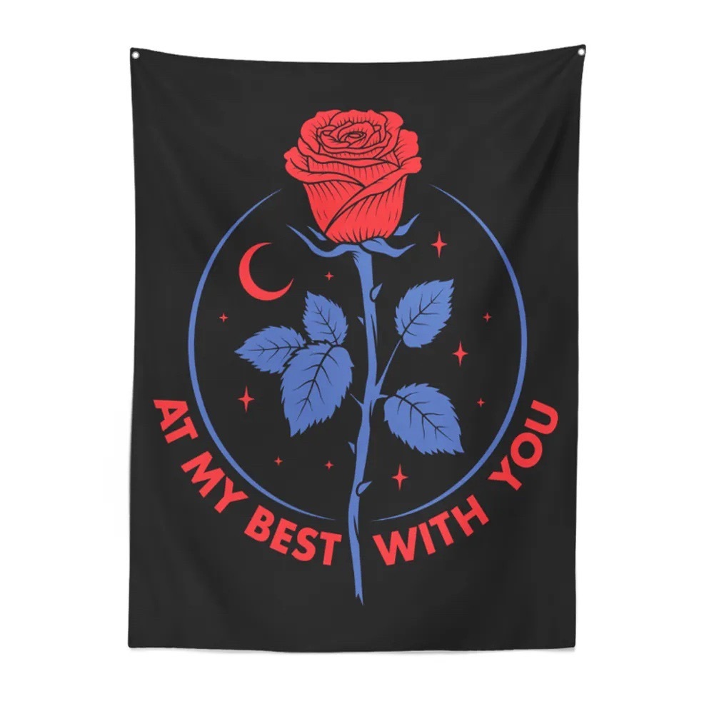 At My Best With You Ball and Chain co tapestry.